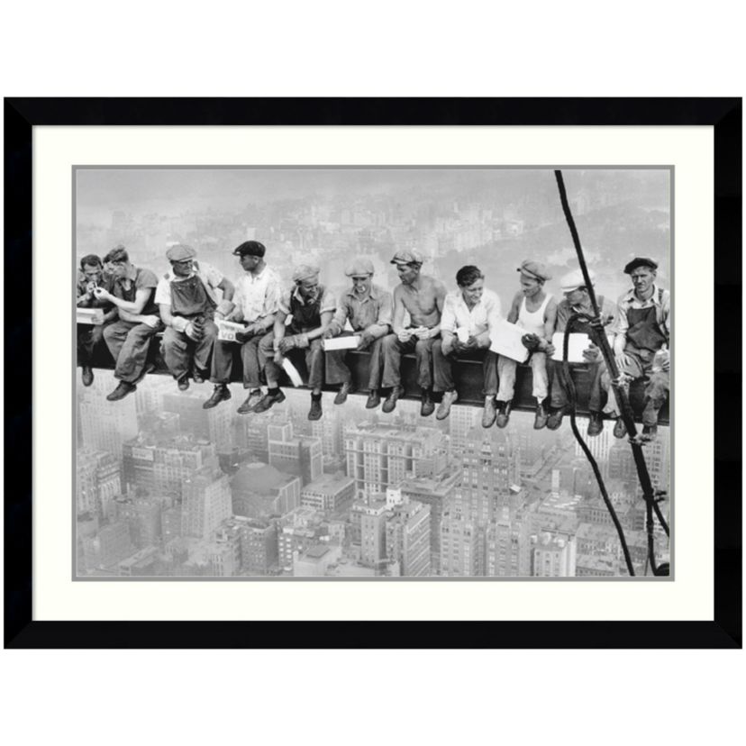 Lunch on a Skyscraper, 1932 Framed Wall Art Print