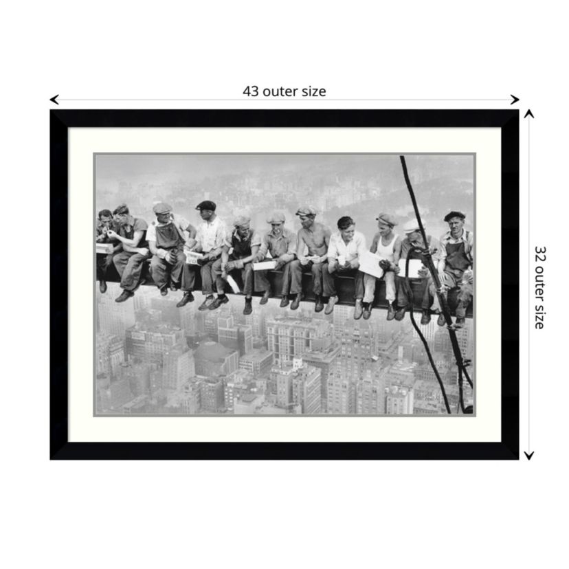 Lunch on a Skyscraper, 1932 Framed Wall Art Print