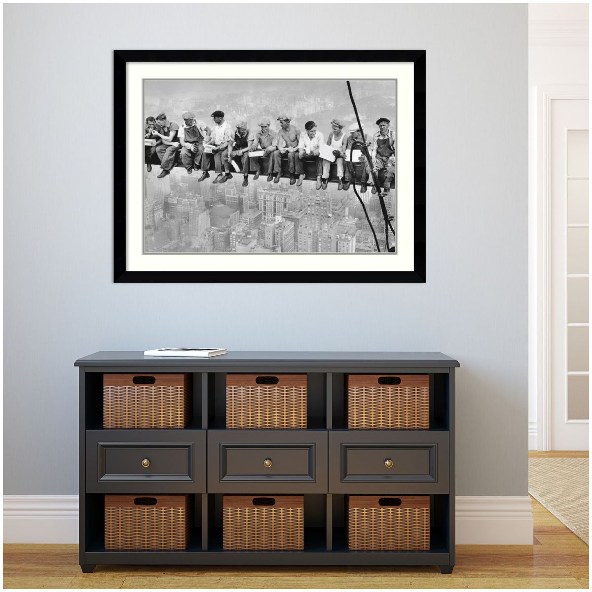 Lunch on a Skyscraper, 1932 Framed Wall Art Print