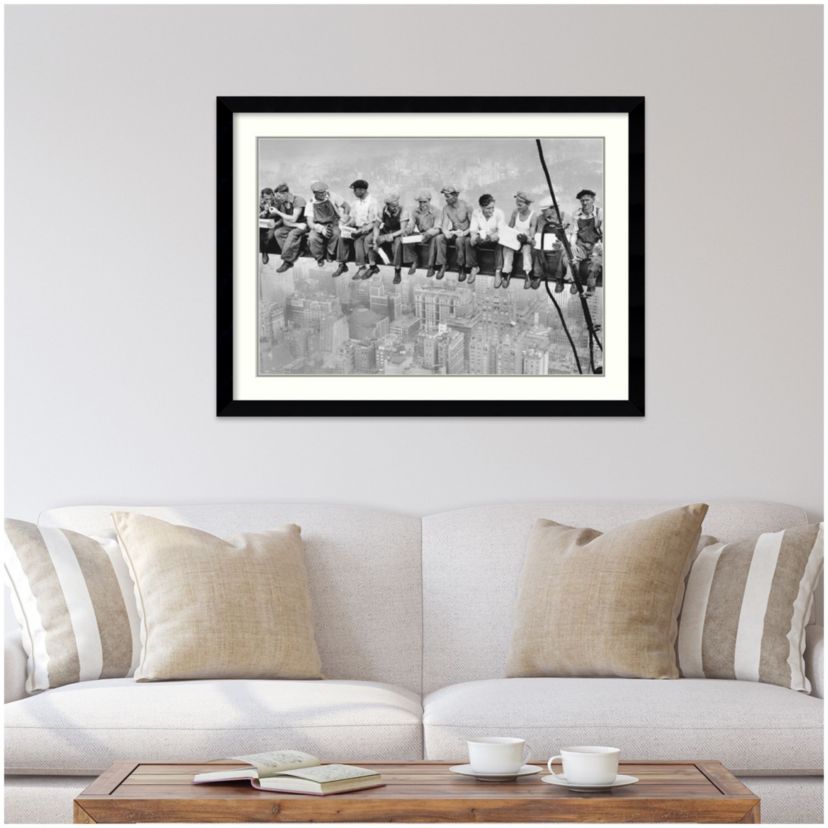 Lunch on a Skyscraper, 1932 Framed Wall Art Print