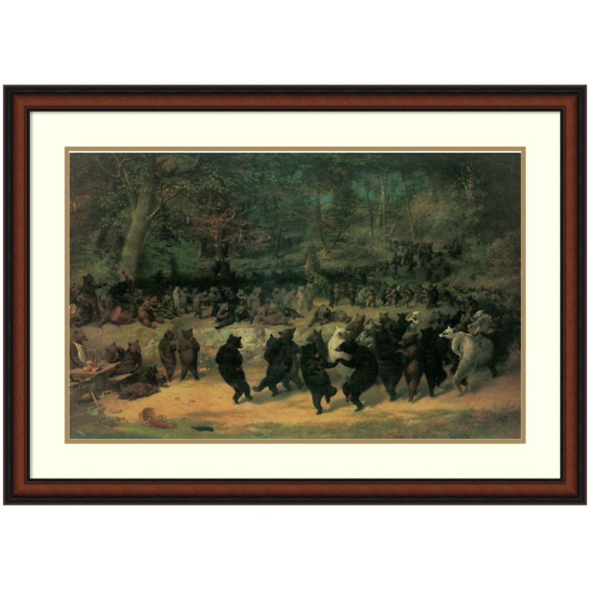 The Bear Dance Framed Wall Art Print