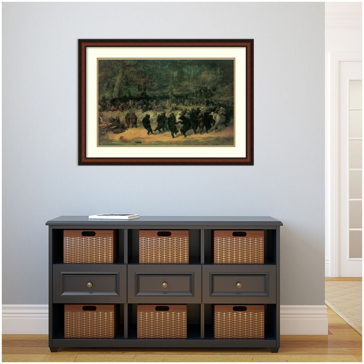 The Bear Dance Framed Wall Art Print