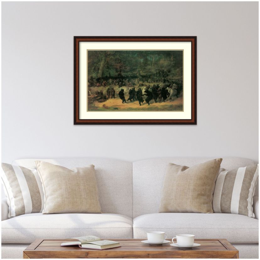 The Bear Dance Framed Wall Art Print