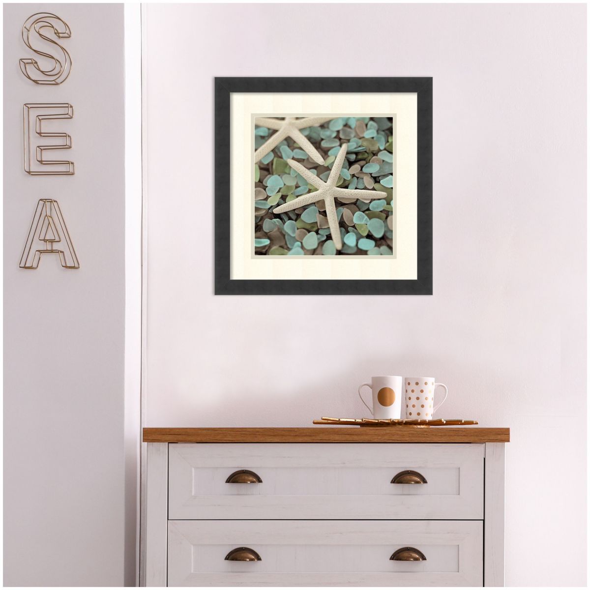 Aquatic 1 by Alan Blaustein Wood Framed Wall Art Print