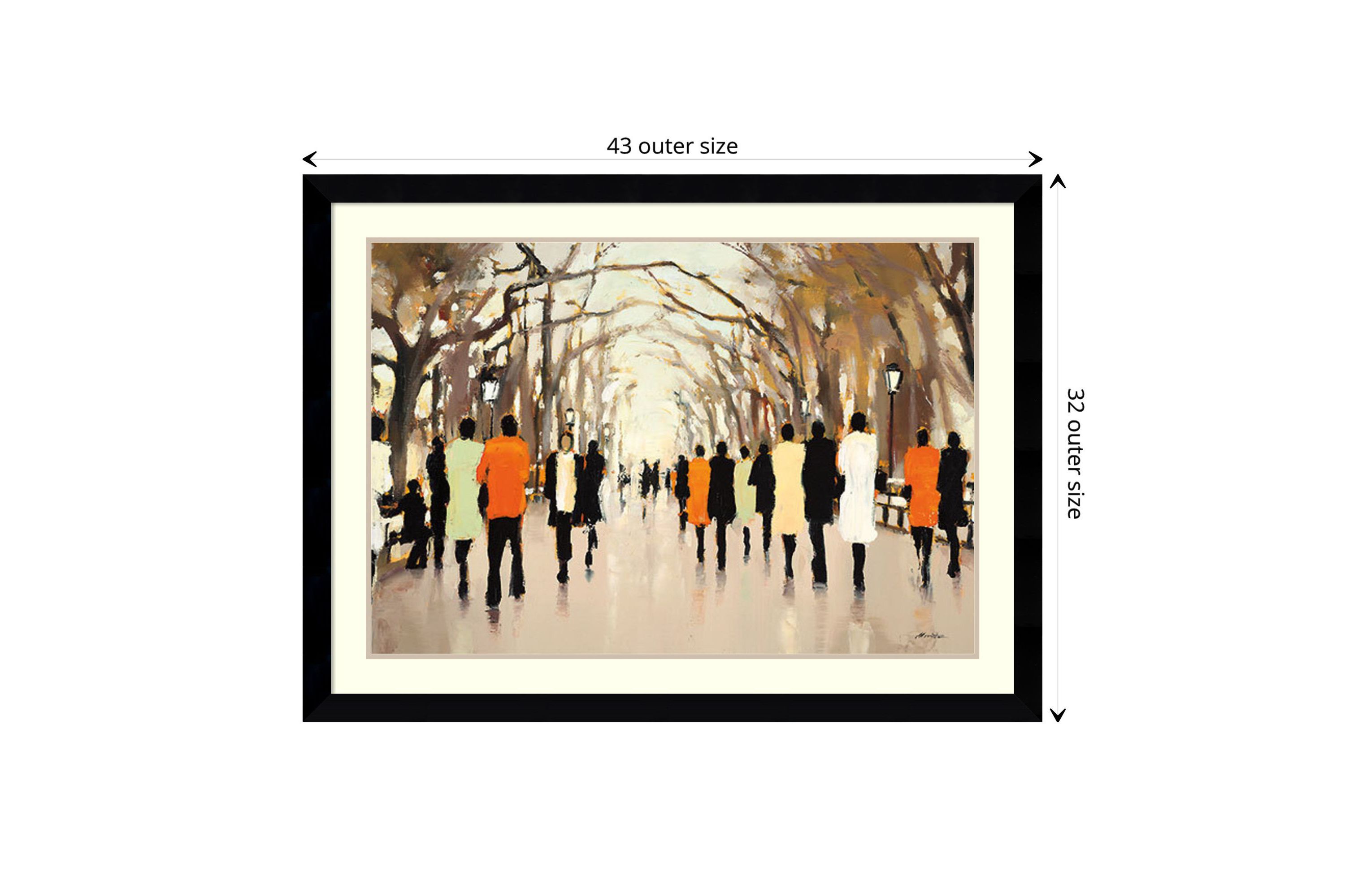 Poets Walk Framed Wall Art Print