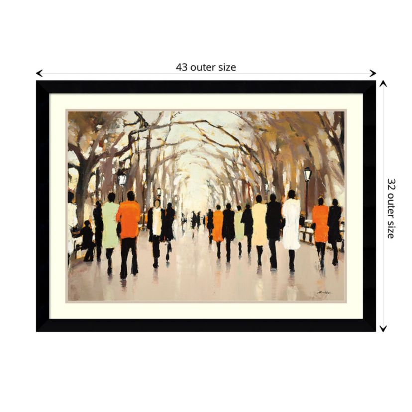 Poets Walk Framed Wall Art Print