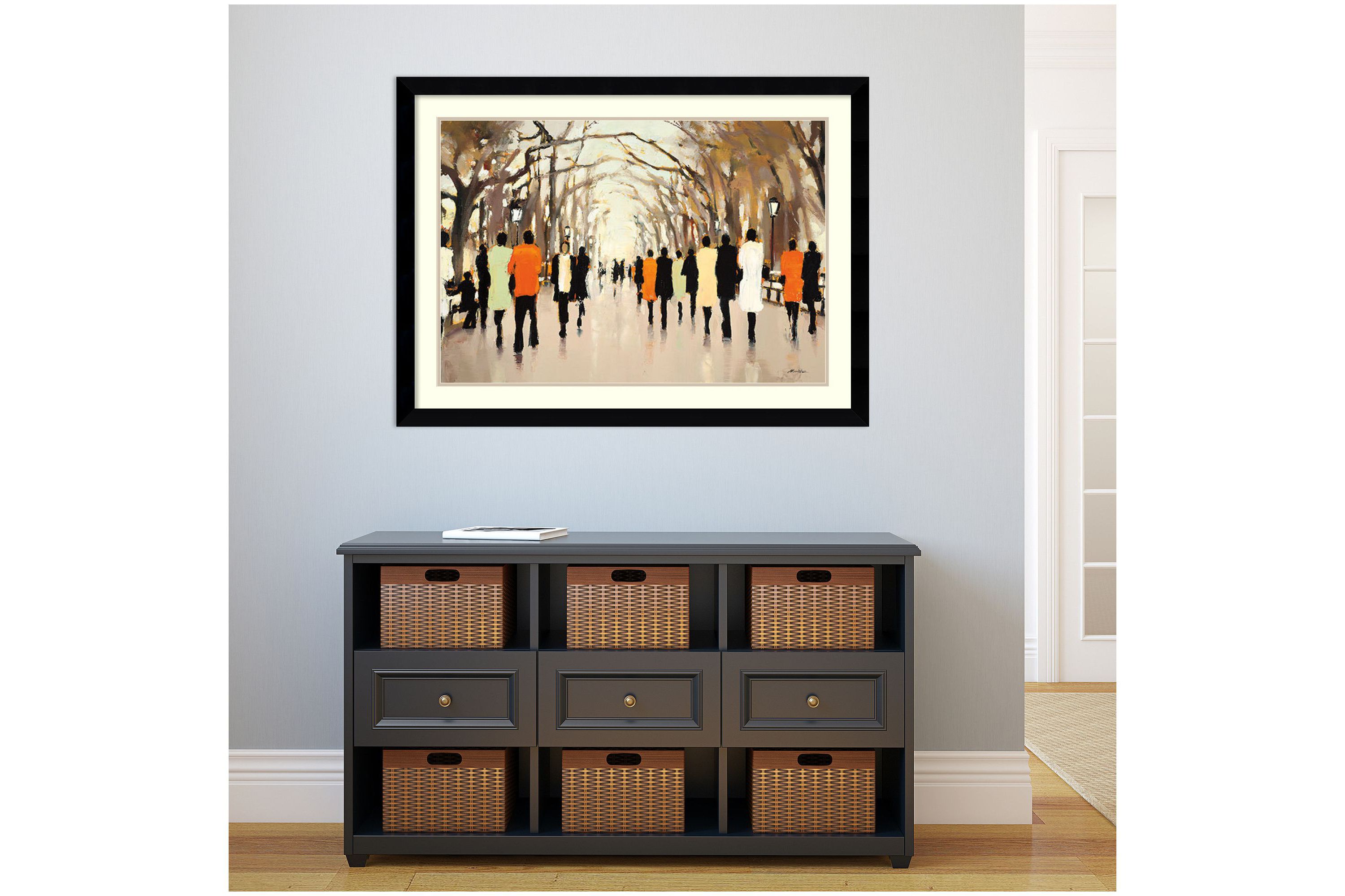 Poets Walk Framed Wall Art Print
