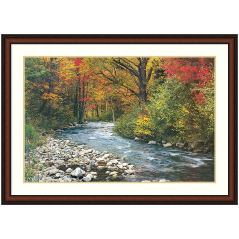 Forest Creek I Framed Wall Art Print