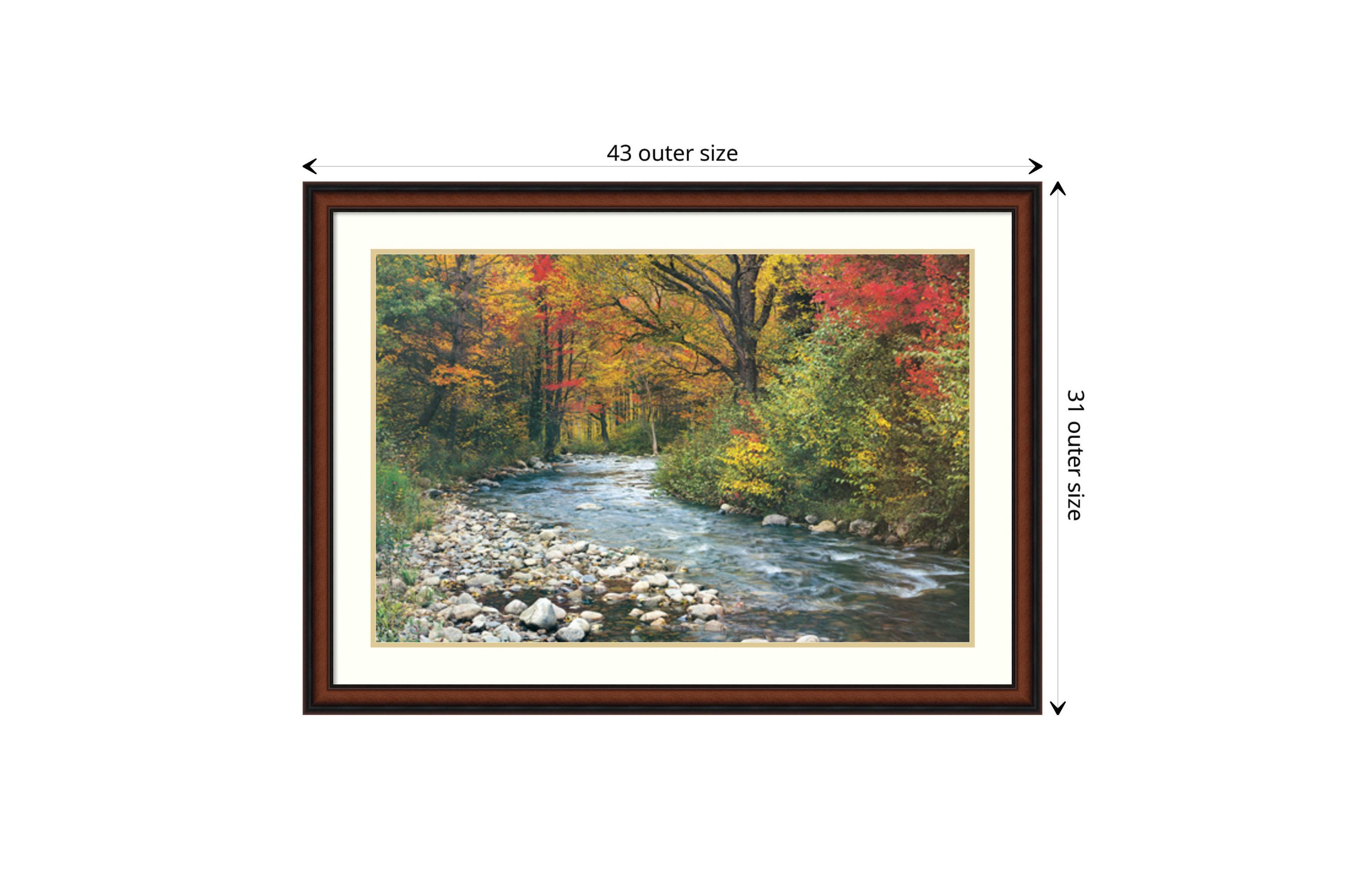 Forest Creek I Framed Wall Art Print