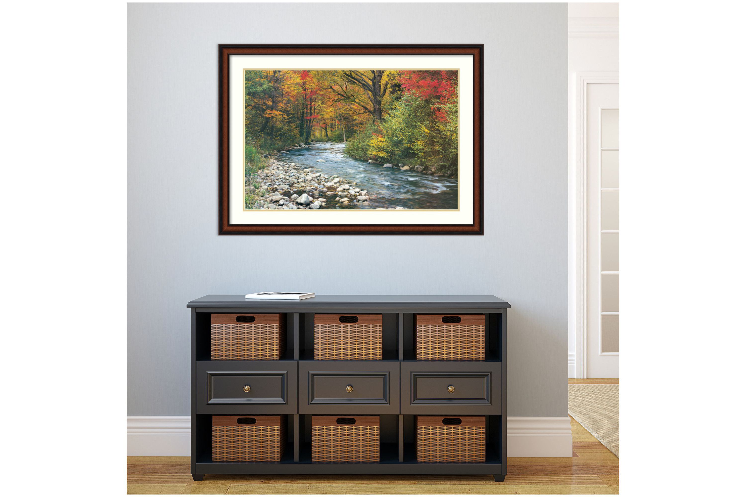 Forest Creek I Framed Wall Art Print