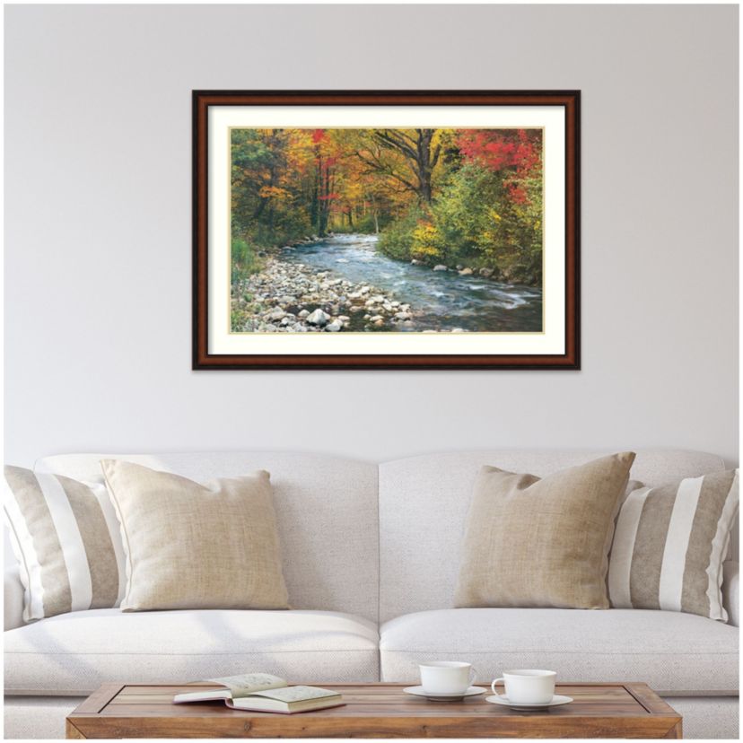 Forest Creek I Framed Wall Art Print