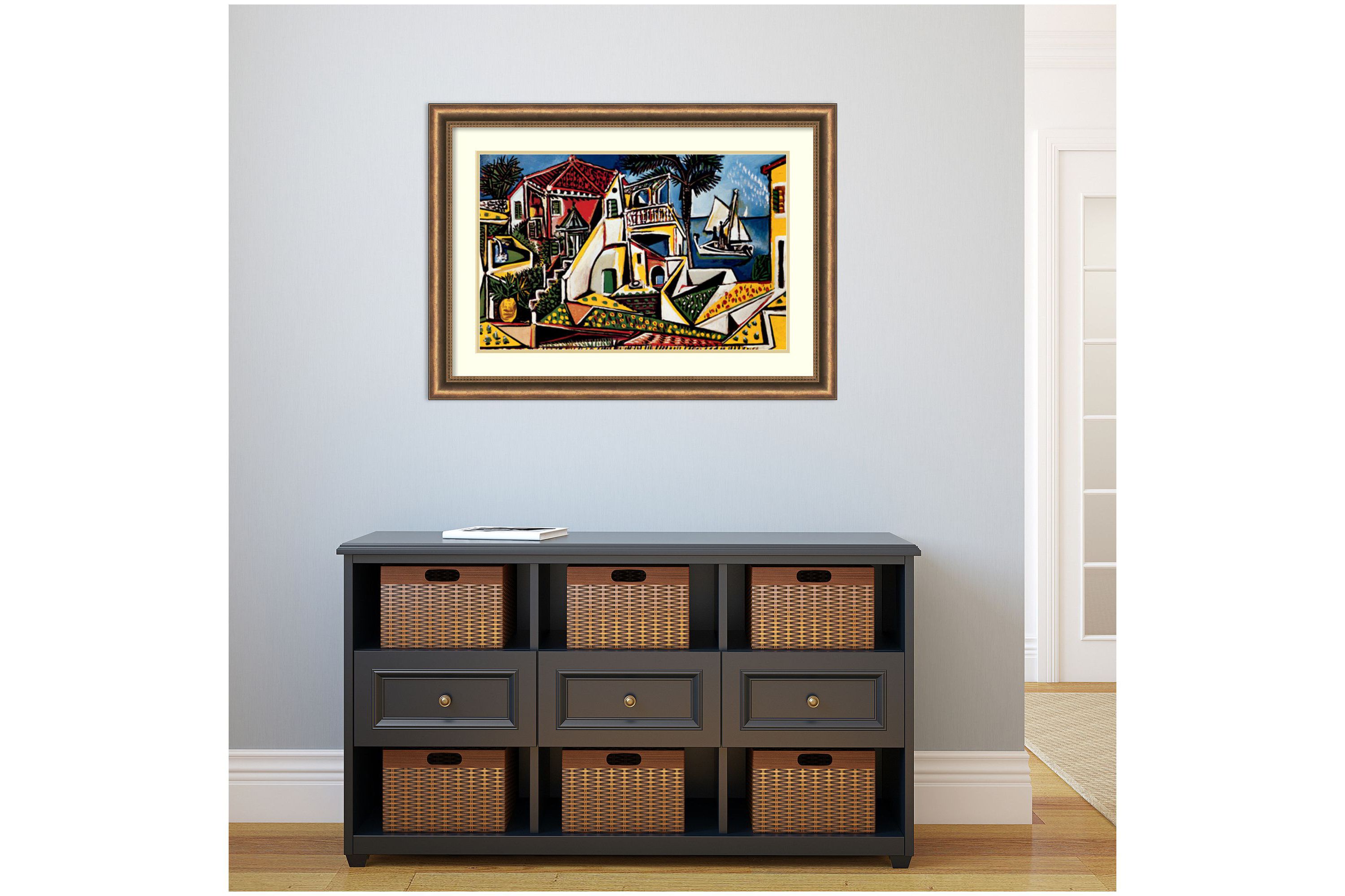 Paysage Mediterraneen Framed Wall Art Print
