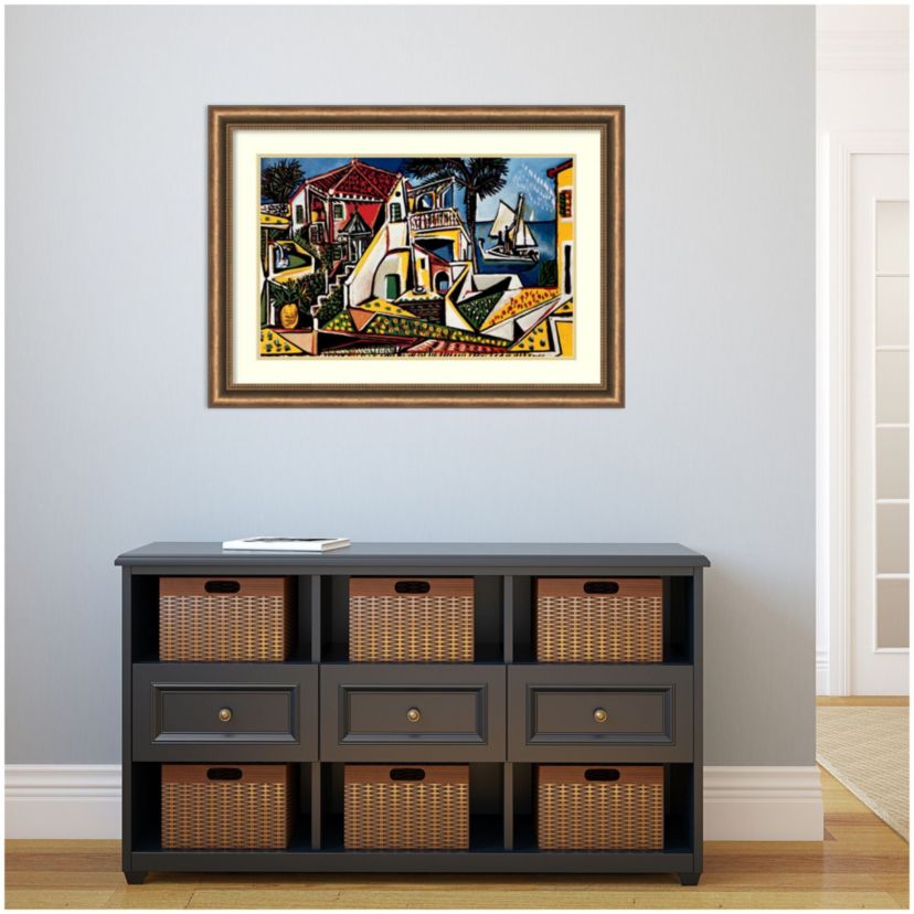 Paysage Mediterraneen Framed Wall Art Print