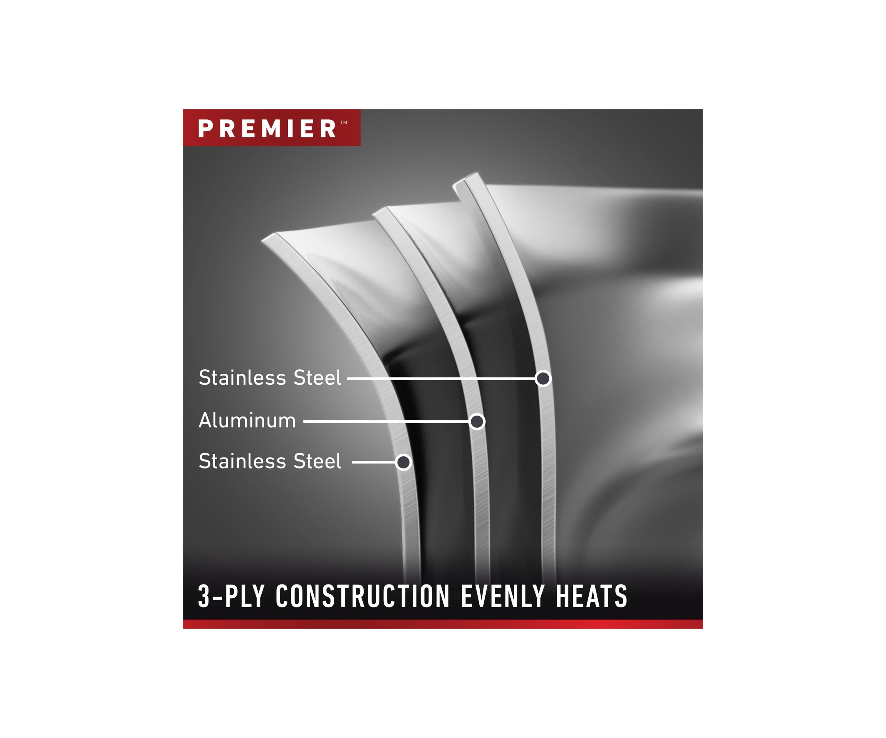 Premier Stainless Steel 3.5 Quart Saucepan