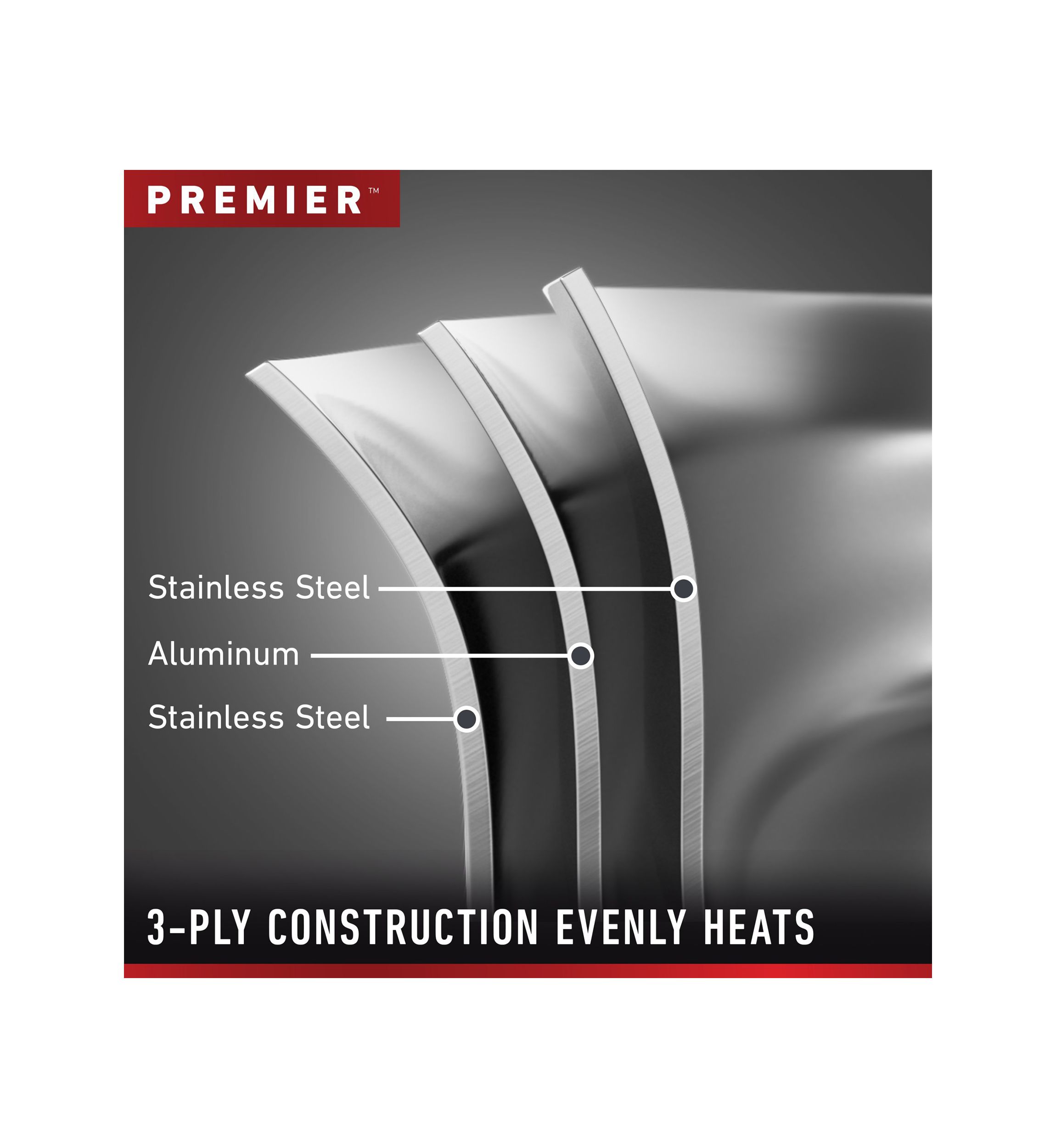 Premier Stainless Steel 10 Frying Pan