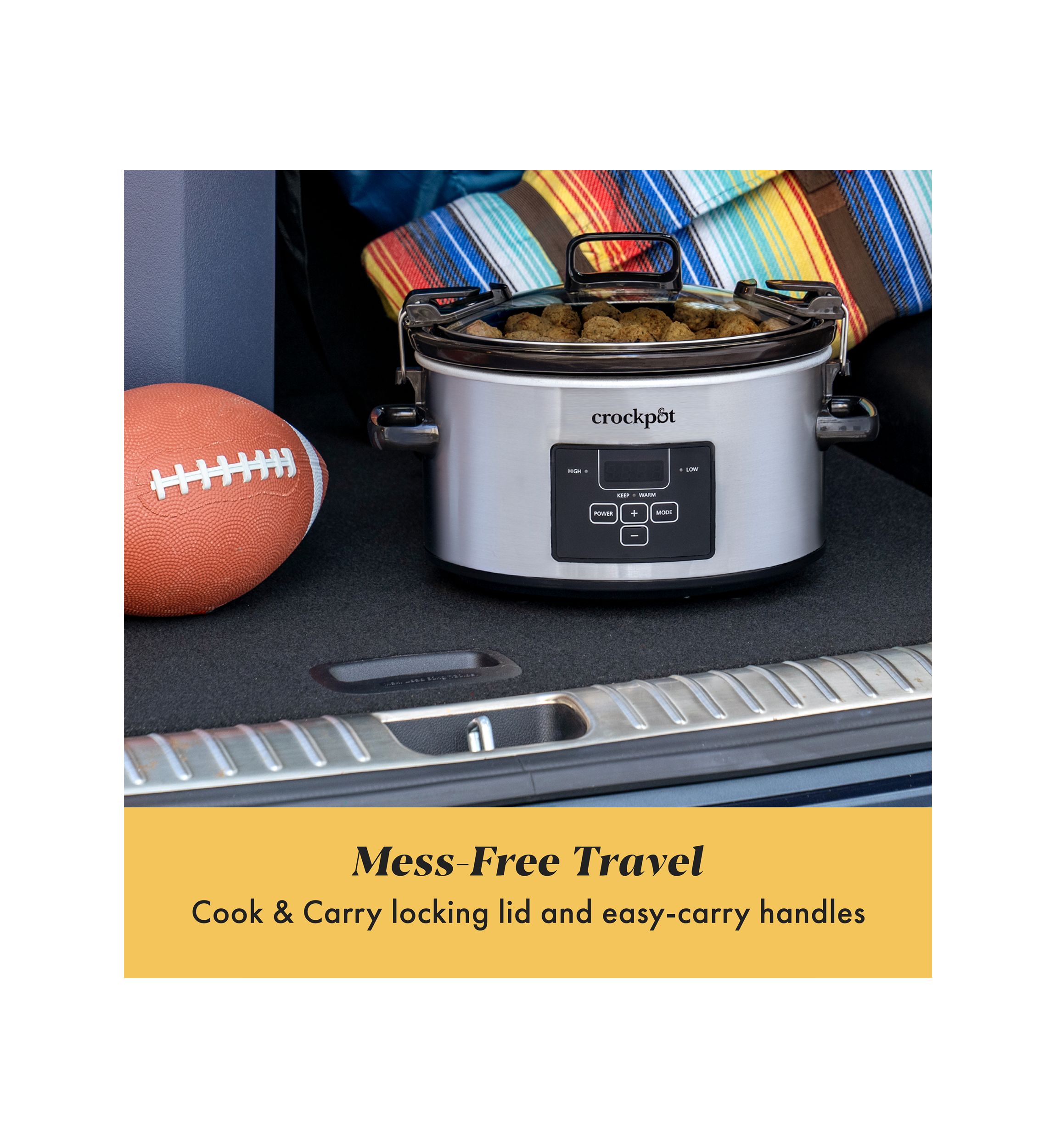 Programmable 4-Quart Cook & Carry Slow Cooker