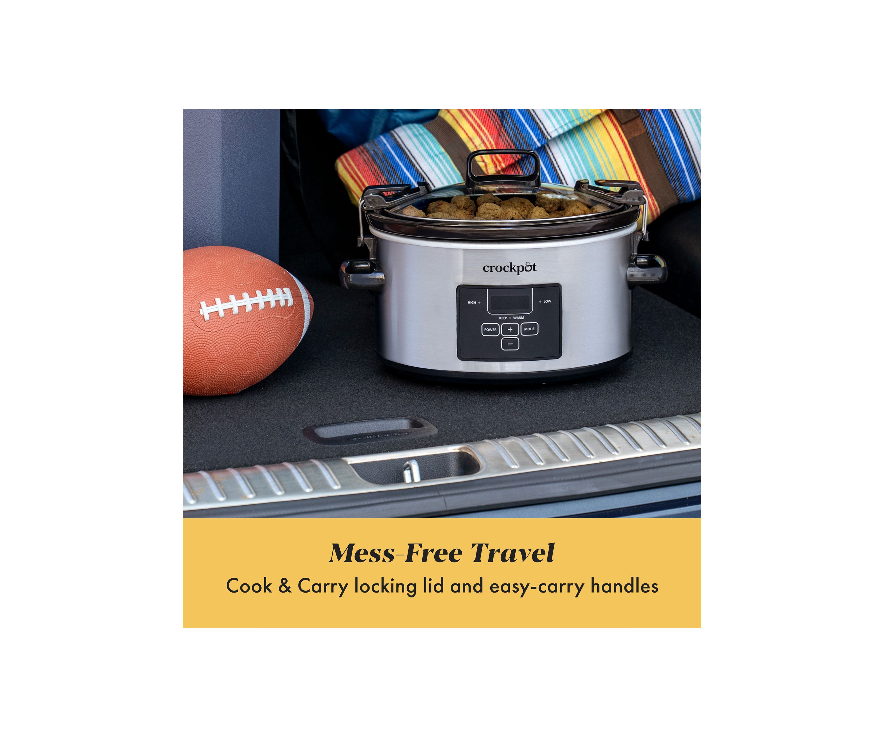 Programmable 4-Quart Cook & Carry Slow Cooker