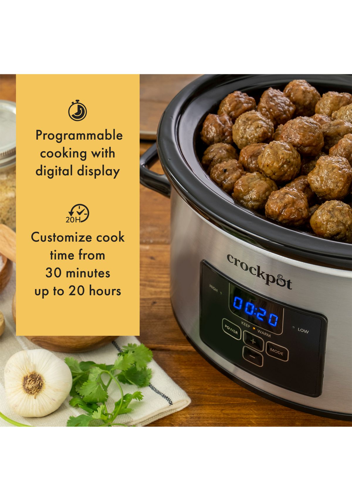 Programmable 4-Quart Cook & Carry Slow Cooker