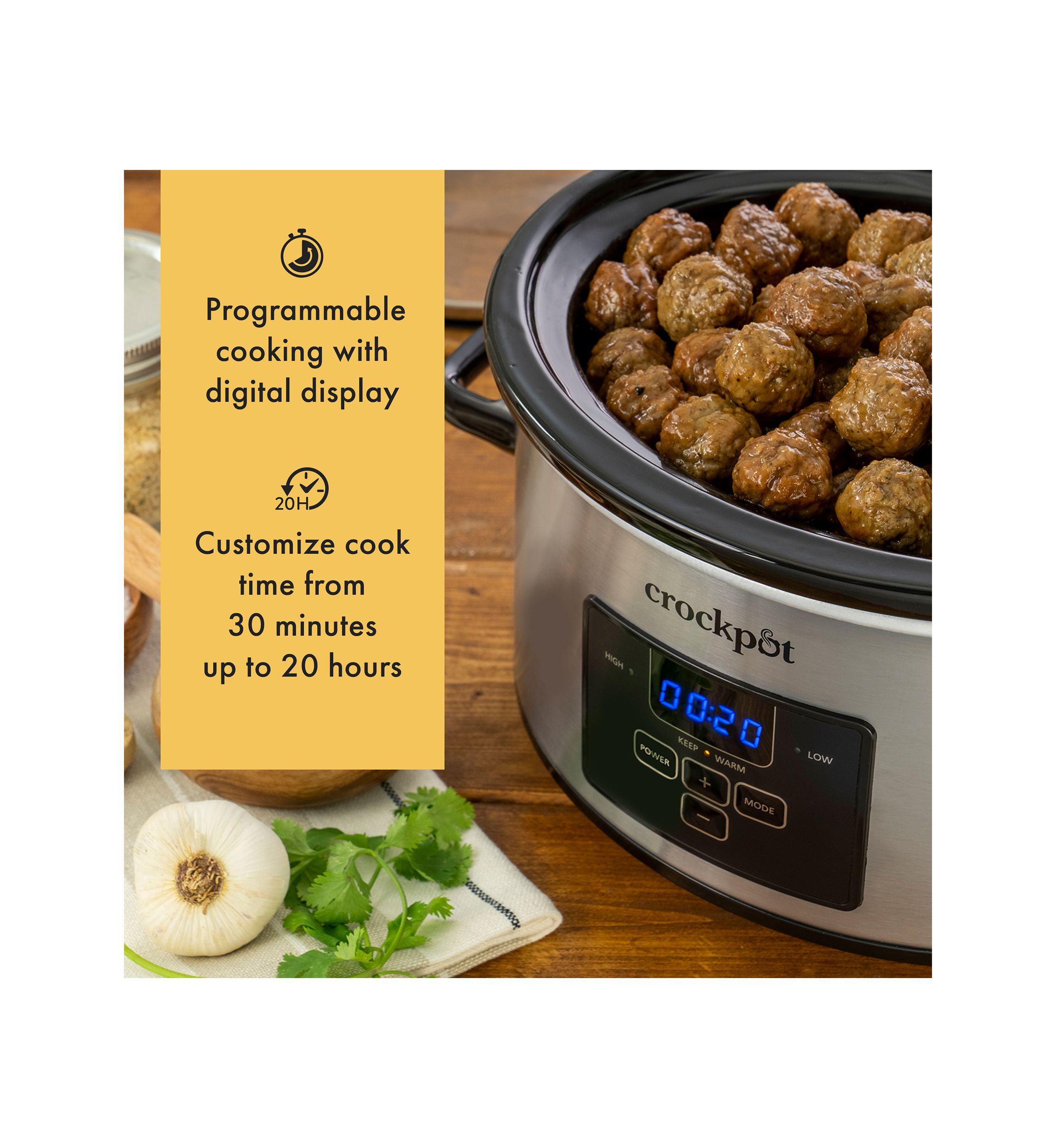 Programmable 4-Quart Cook & Carry Slow Cooker