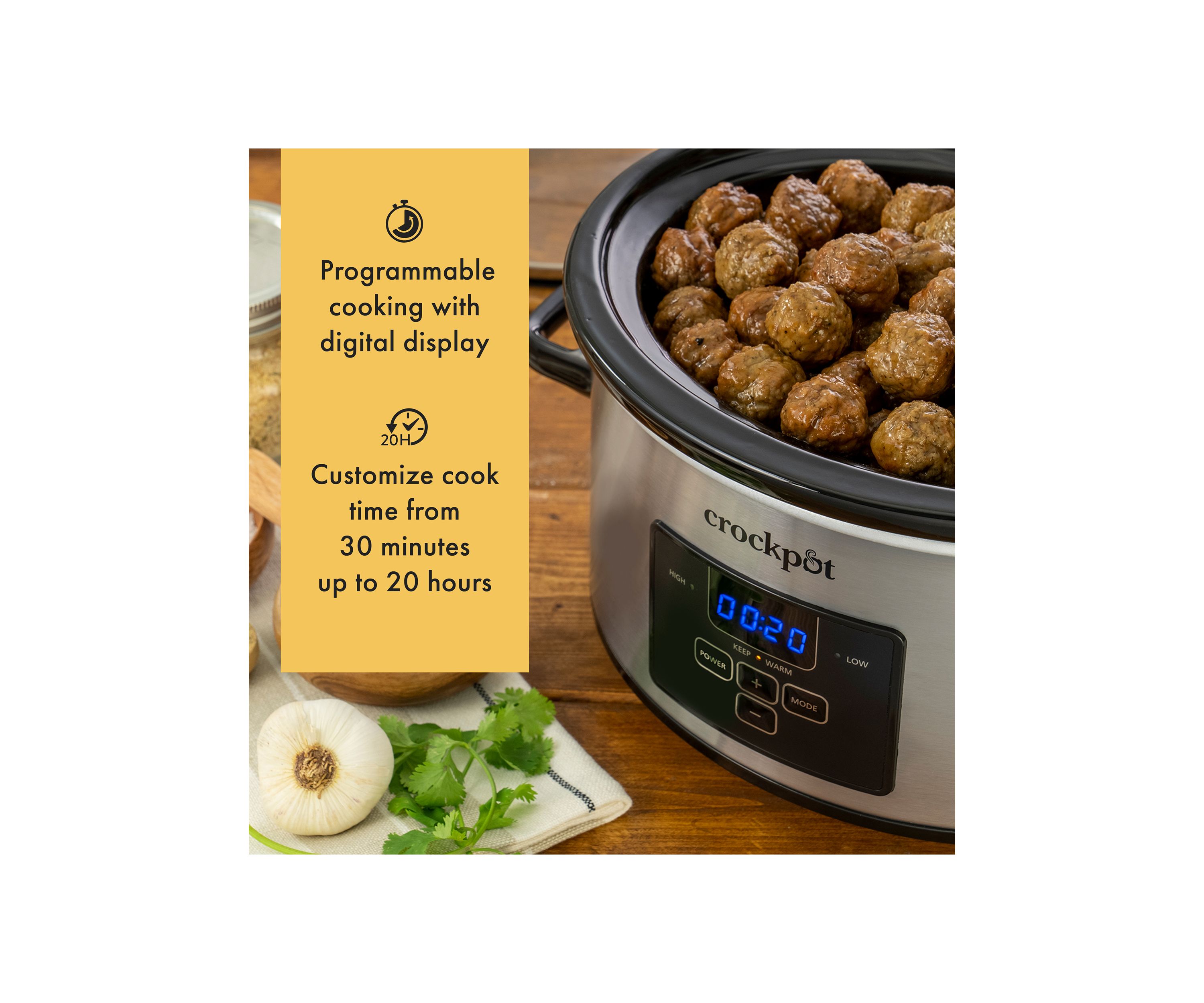 Programmable 4-Quart Cook & Carry Slow Cooker