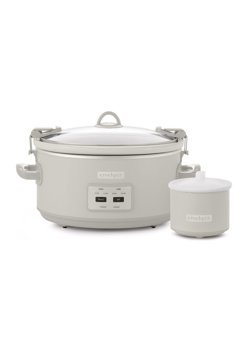 7 Quart Cook & Carry Slow Cooker with Little Dipper Food Warmer