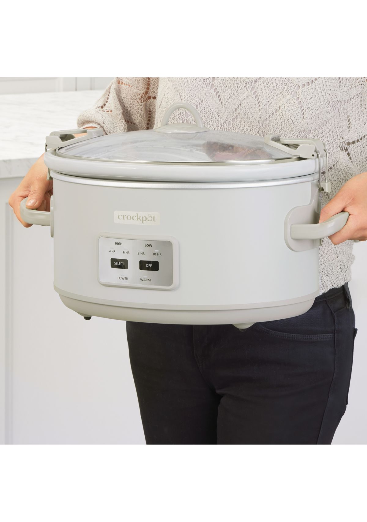 7 Quart Cook & Carry Slow Cooker with Little Dipper Food Warmer