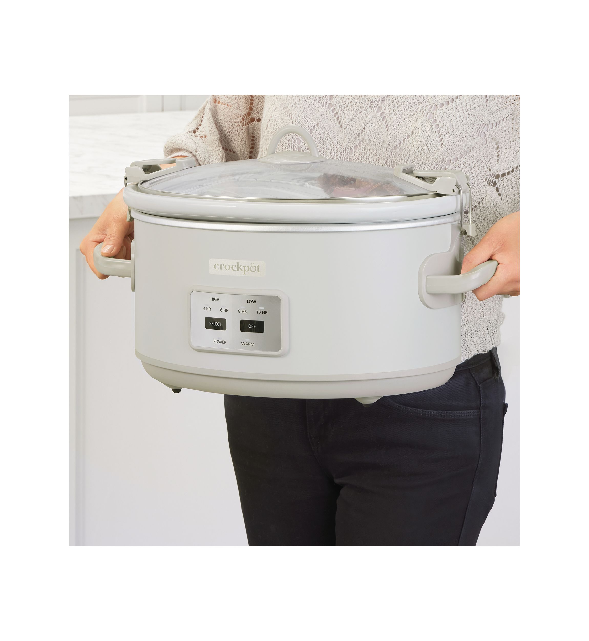 7 Quart Cook & Carry Slow Cooker with Little Dipper Food Warmer