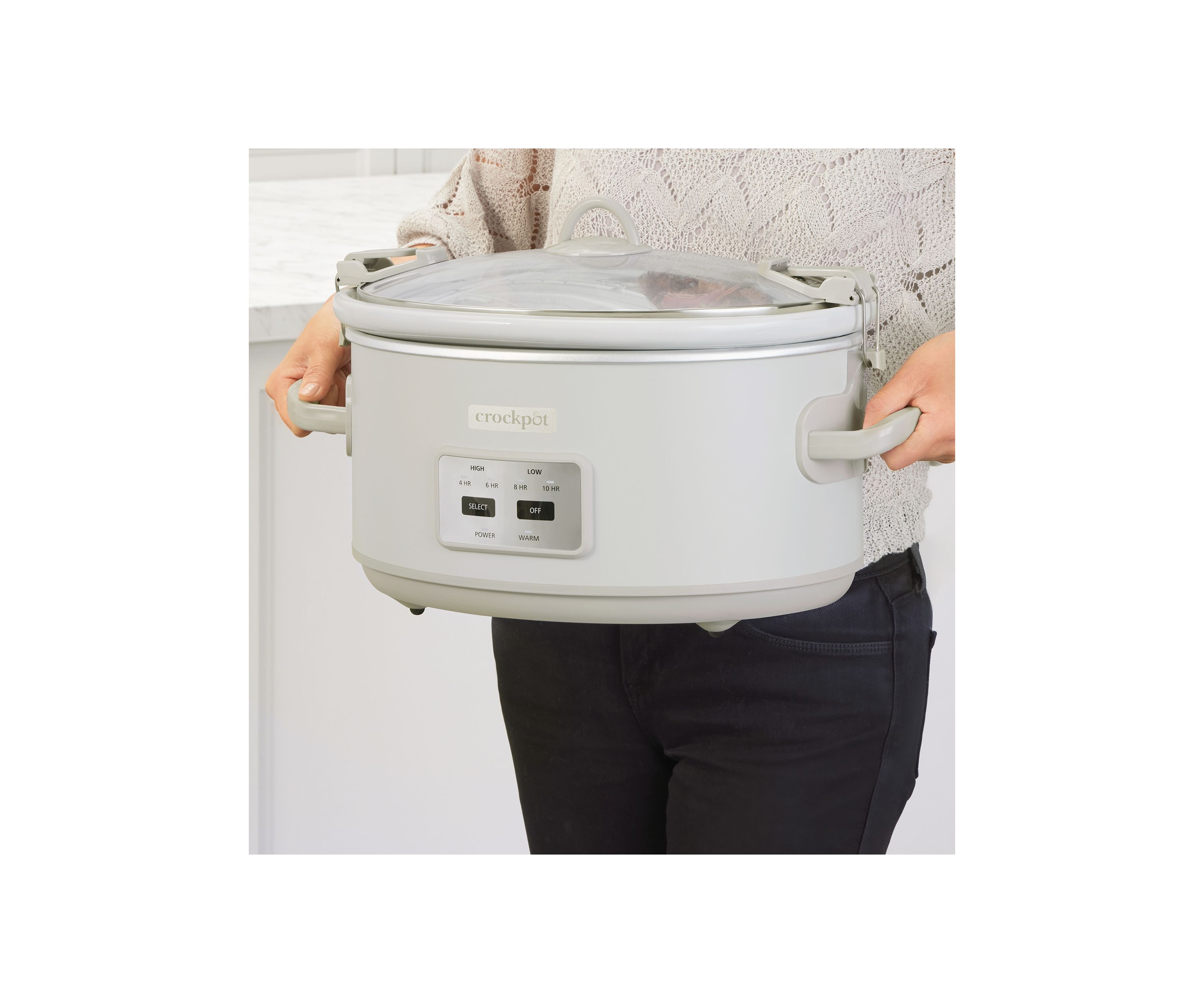 7 Quart Cook & Carry Slow Cooker with Little Dipper Food Warmer