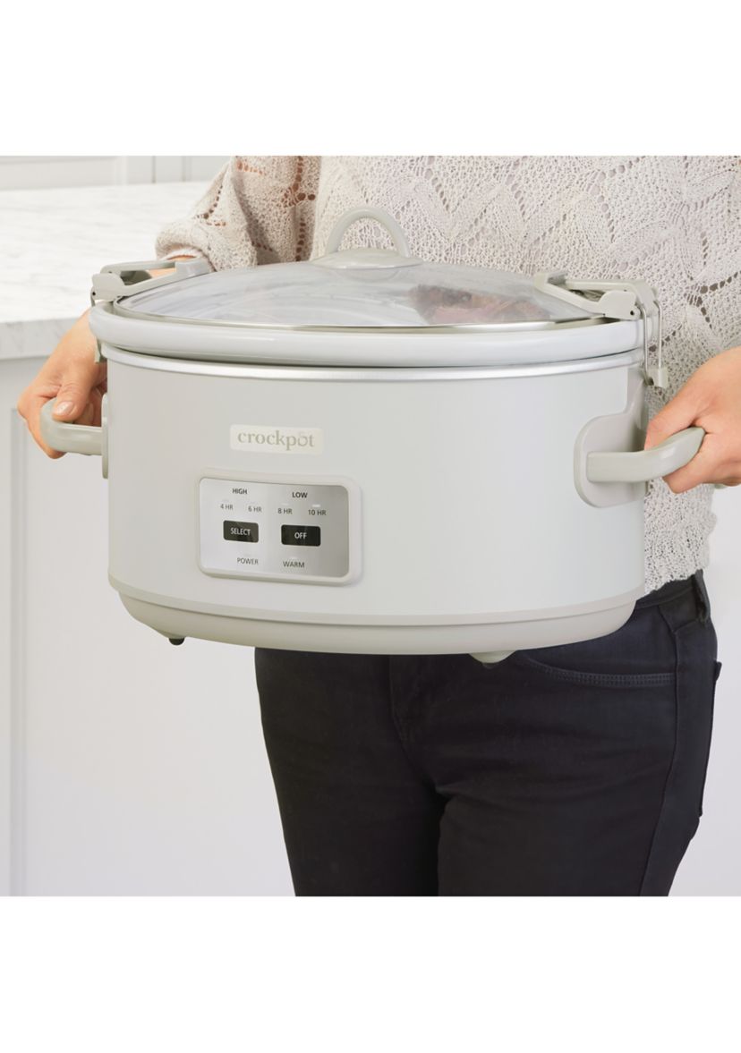 7 Quart Cook & Carry Slow Cooker with Little Dipper Food Warmer