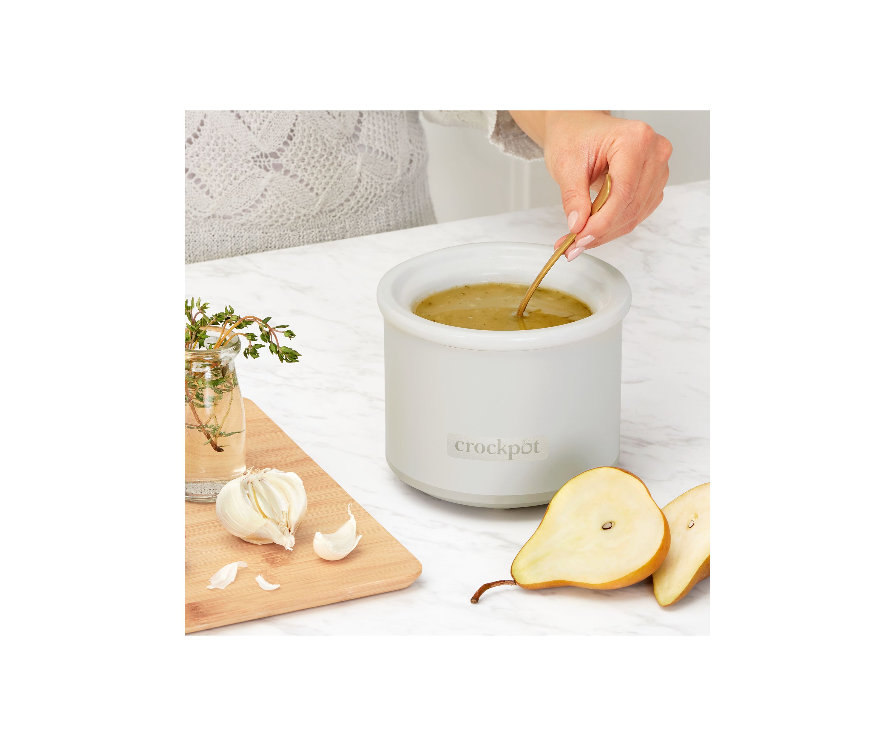 7 Quart Cook & Carry Slow Cooker with Little Dipper Food Warmer