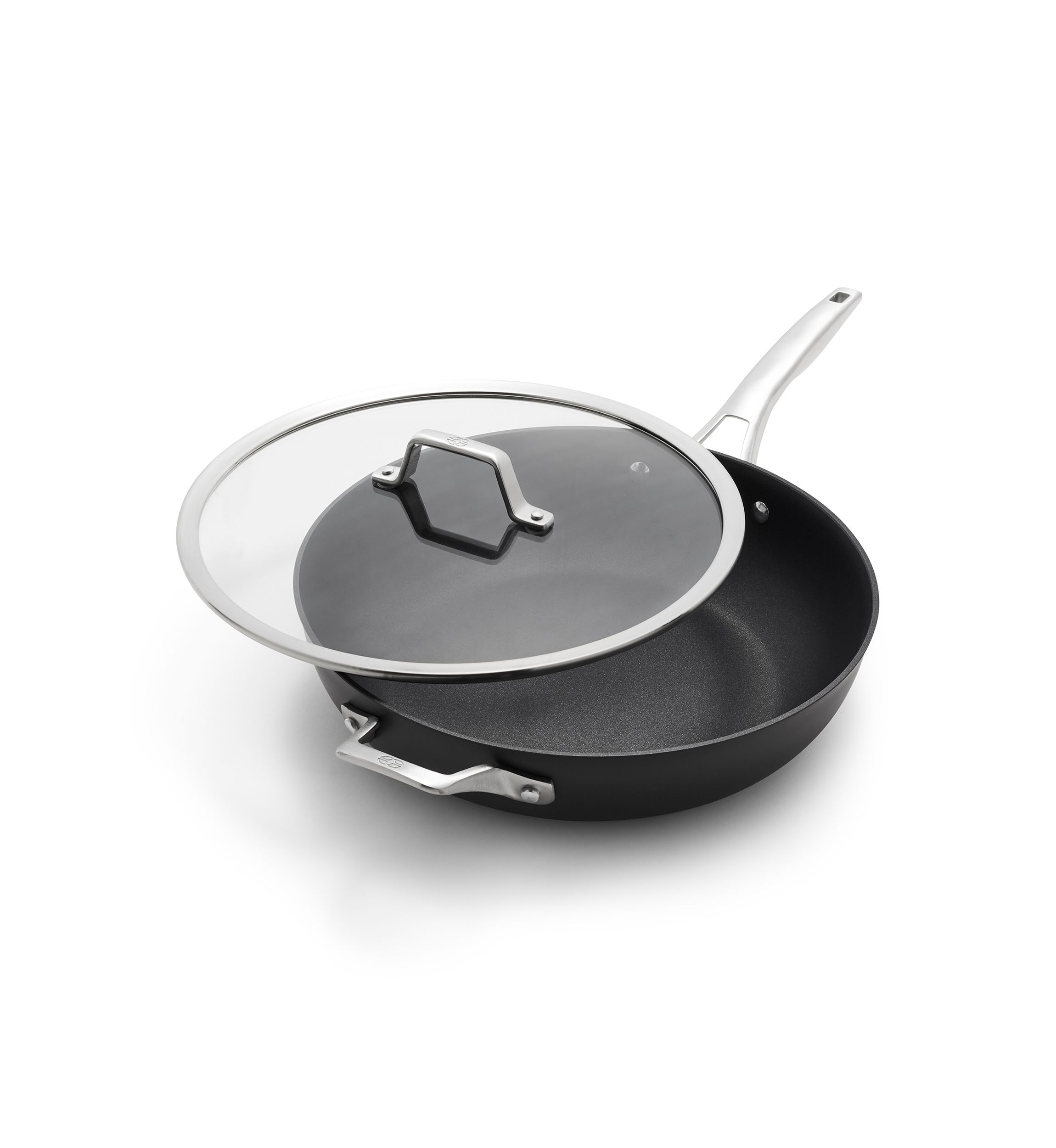 Premier Mineral Hard Anodized Deep Skillet with Cover