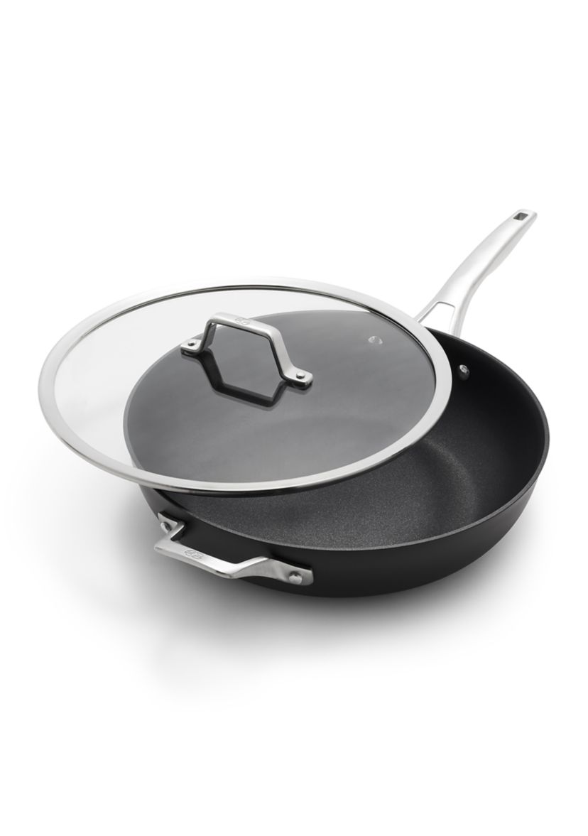 Premier Mineral Hard Anodized Deep Skillet with Cover