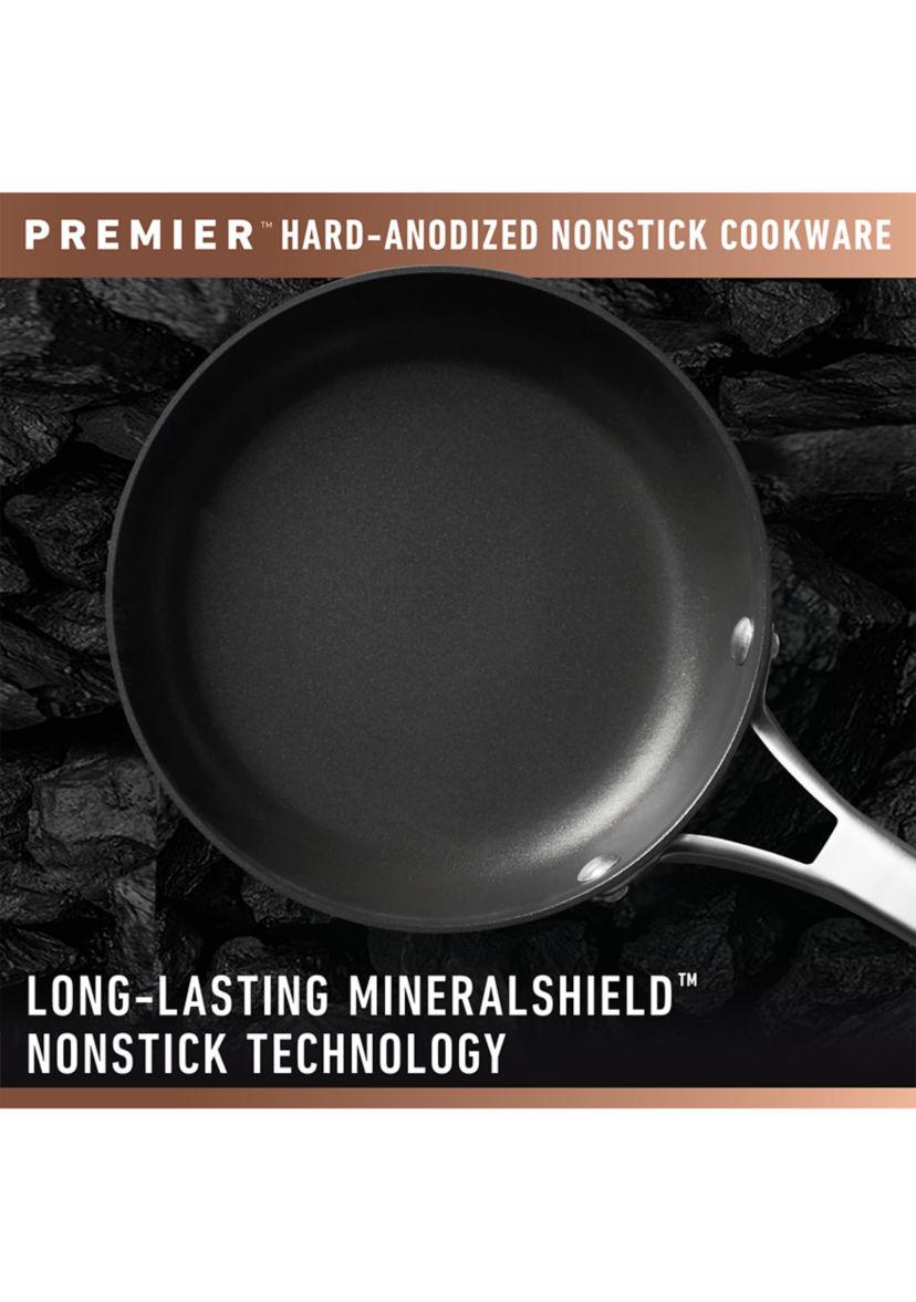 Premier Mineral Hard Anodized Deep Skillet with Cover