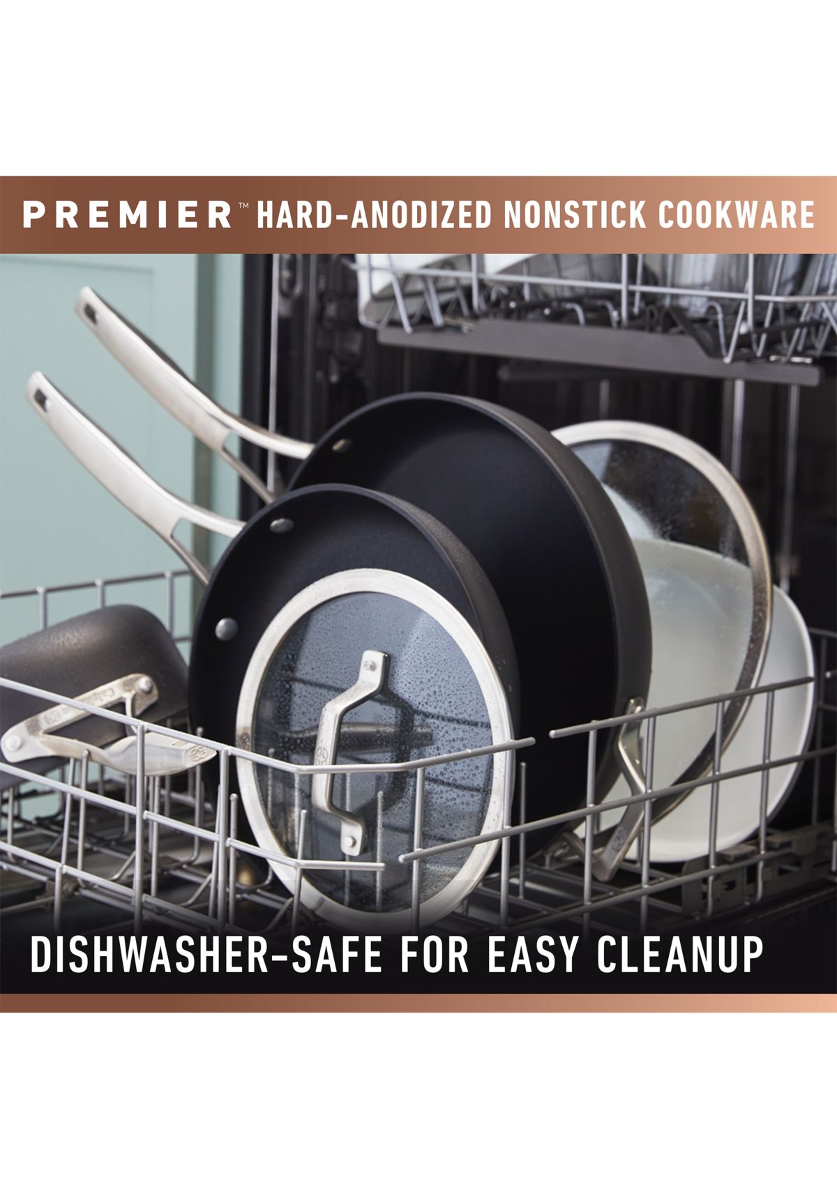 Premier Mineral Hard Anodized Fry Pan Set