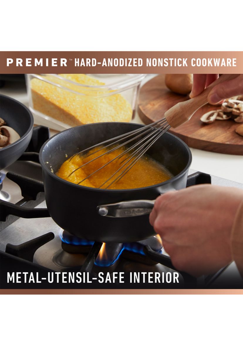 Premier Mineral Hard Anodized Fry Pan Set