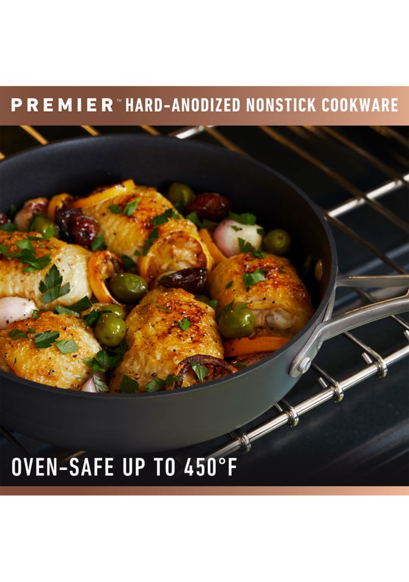 Premier Mineral Hard Anodized Fry Pan Set