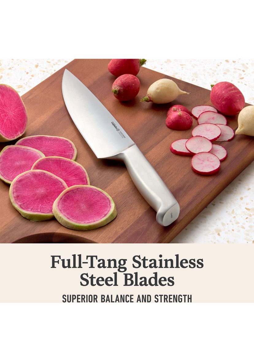 Premier by Calphalon 15-Piece Knife Set with SharpIN EdgeTech, Stainless Steel Handles