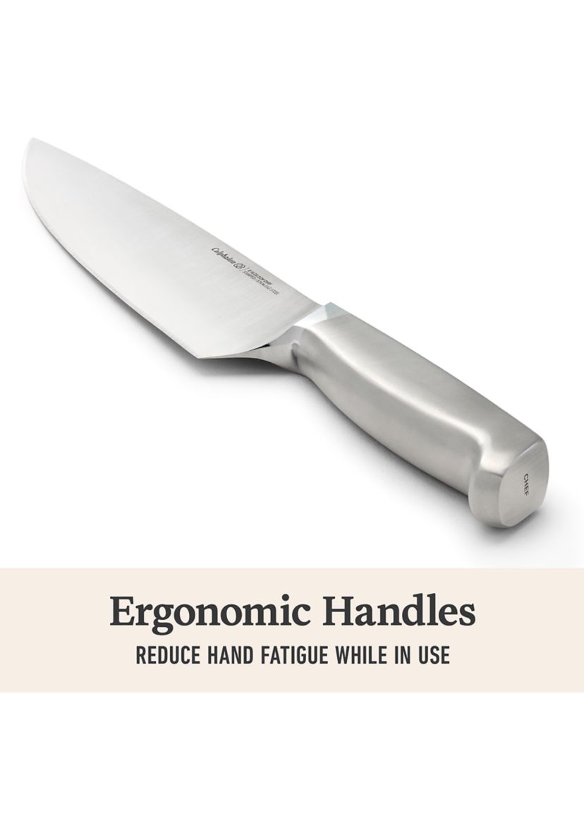 Premier by Calphalon 15-Piece Knife Set with SharpIN EdgeTech, Stainless Steel Handles