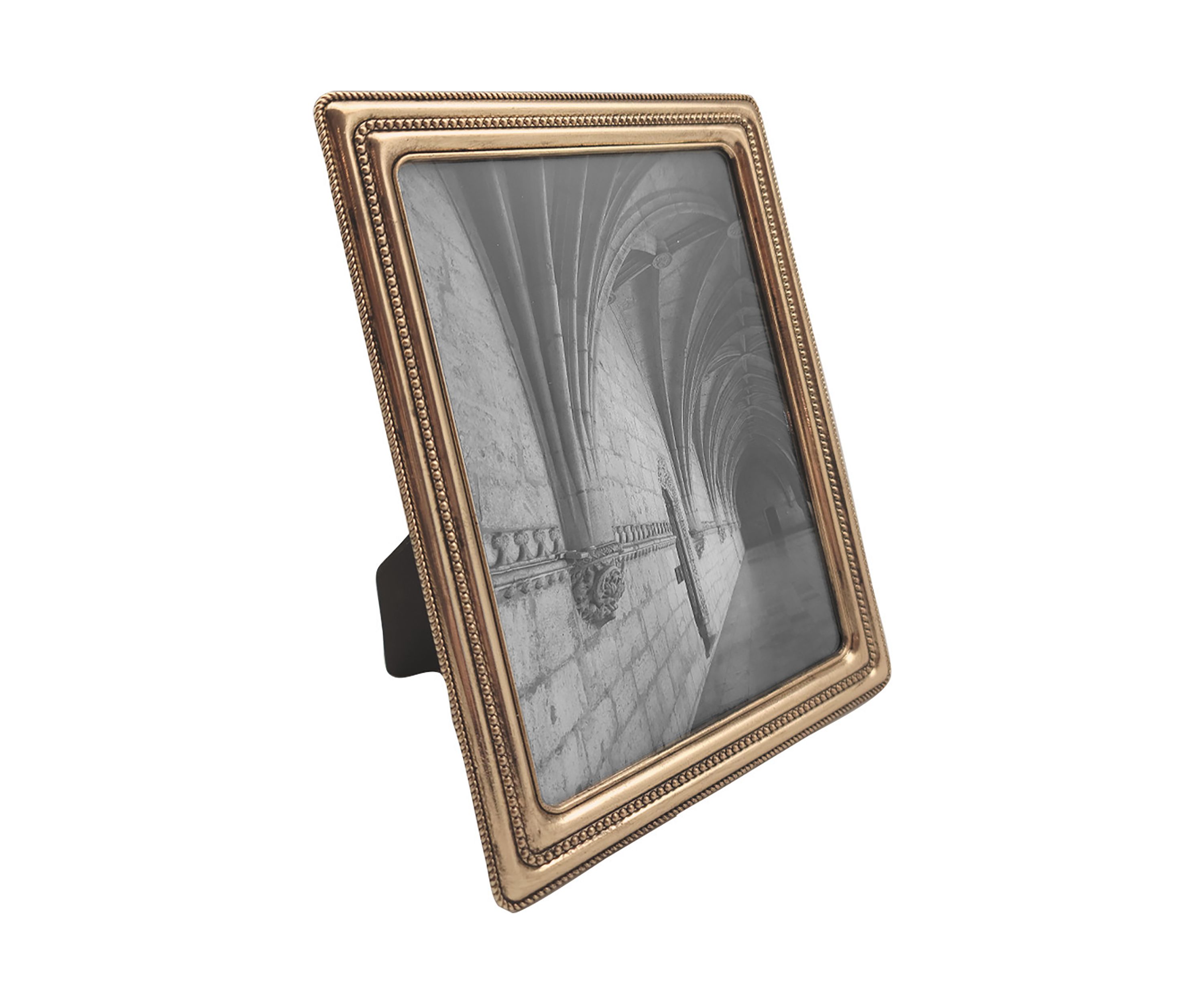 5" x 7" Gold Braided Bead Frame
