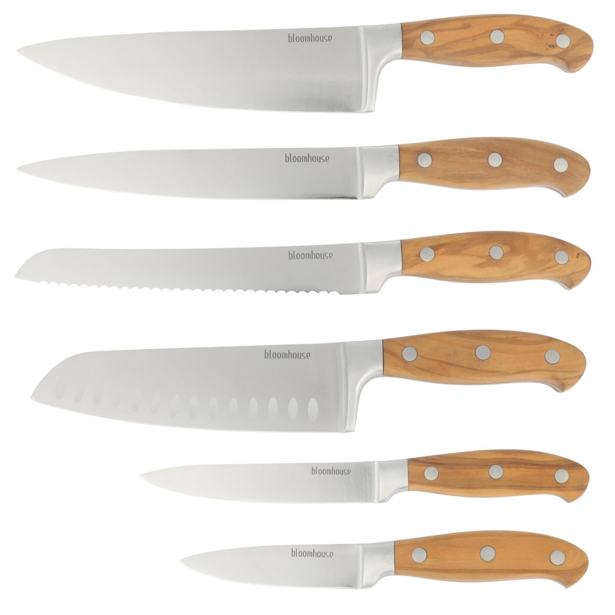 bloomhouse® German Steel 7-piece Cutlery Set