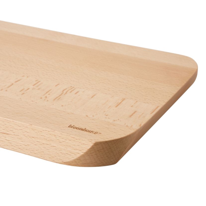bloomhouse® Lake Como Cutting Board, 16 inches, Oil Coated, beechwood