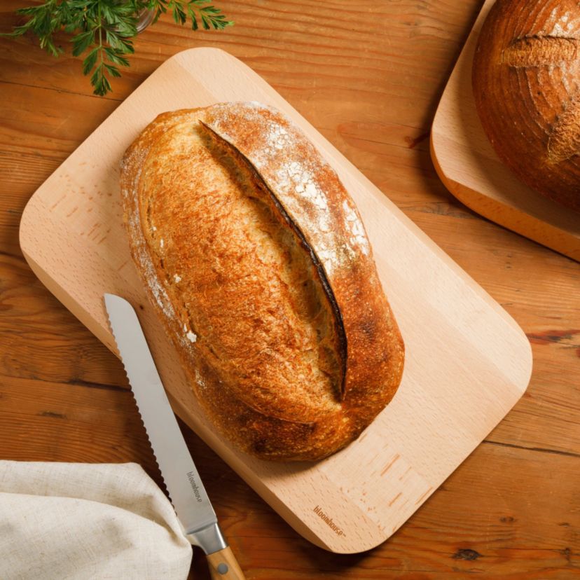 bloomhouse® Lake Como Cutting Board, 16 inches, Oil Coated, beechwood