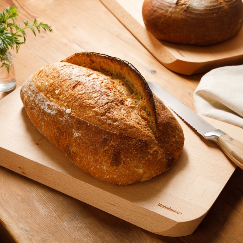 bloomhouse® Lake Como Cutting Board, 16 inches, Oil Coated, beechwood