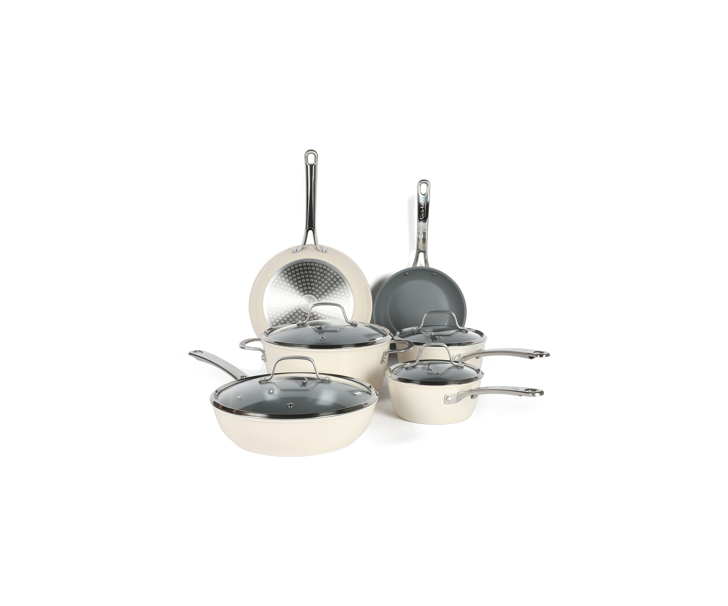 10 Piece Ceramic Nonstick Cookware Set 