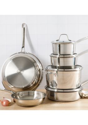 Sur La Table 10 Stainless Steel Cookware Set, 10 Pieces