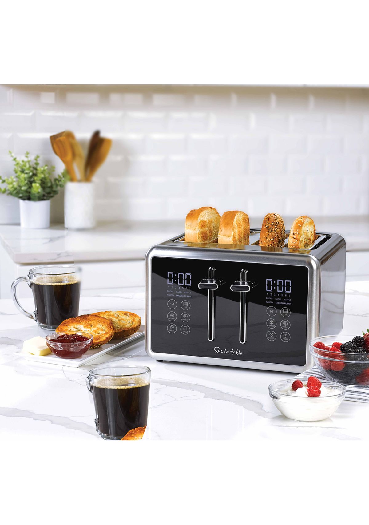 4 Slice Touchscreen Toaster