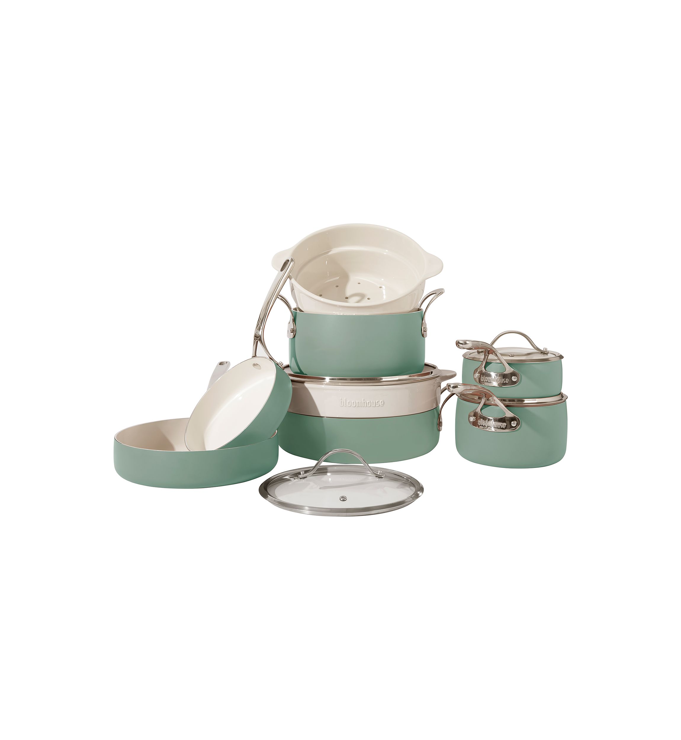 12-Piece Heavy Gauge Aluminum Cookware Set