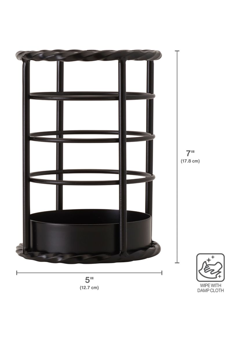 Awara Black Utensil Holder