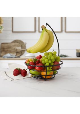 Awara Black Basket with Banana Hook