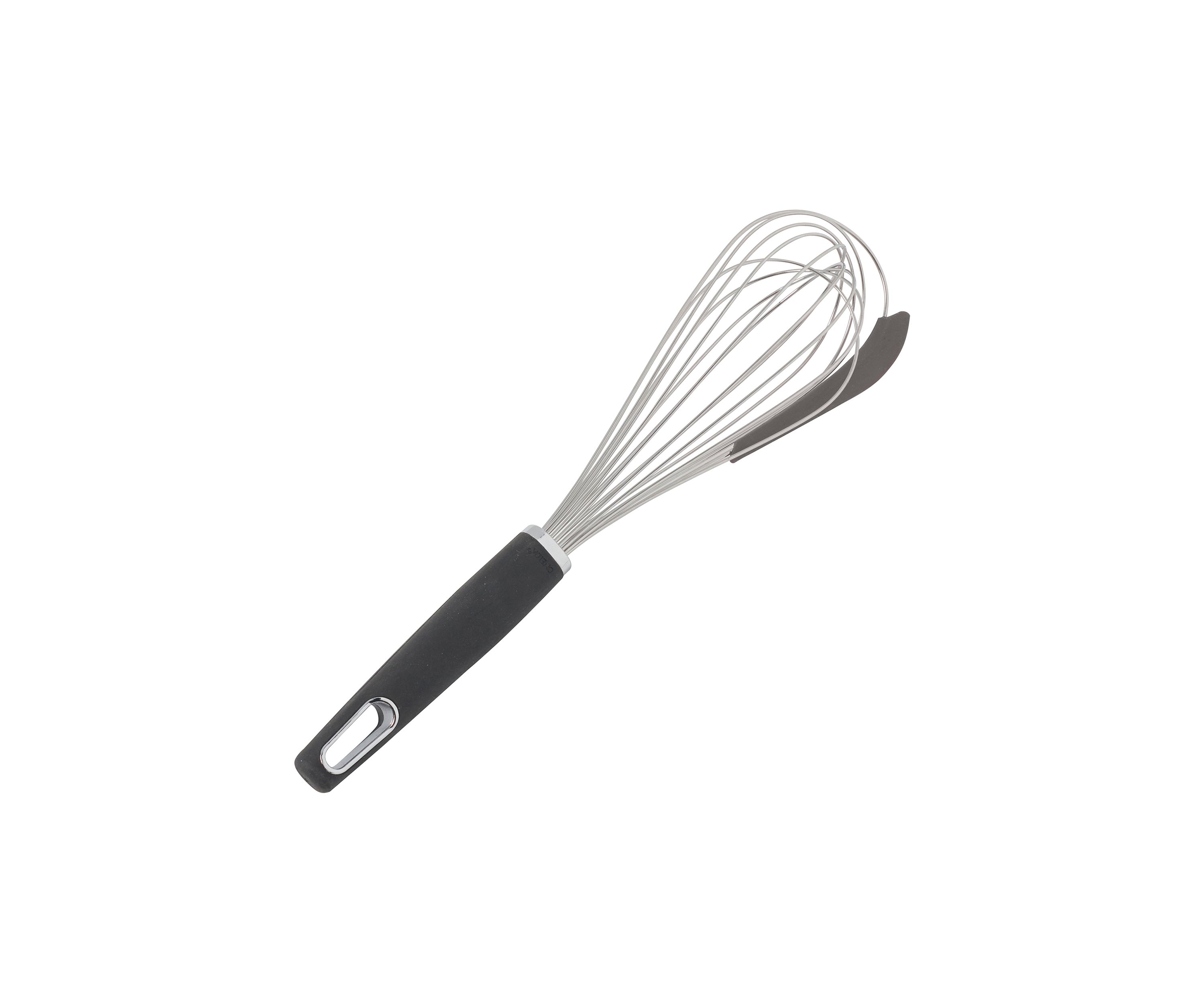 Egg Whisk with Silicone Scraper 